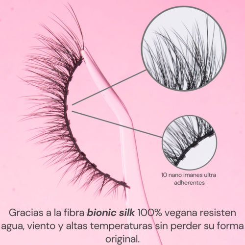 ¿Pestañas magnéticas con 10 nano imanes? 😱