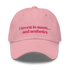 I Invest in assets and aesthetics - Gorra