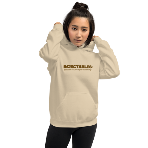Sudadera Injectables: because photoshop is exhausting