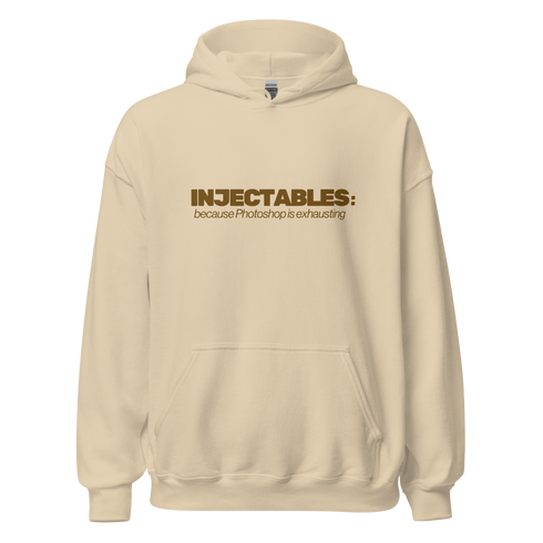 Sudadera Injectables: because photoshop is exhausting